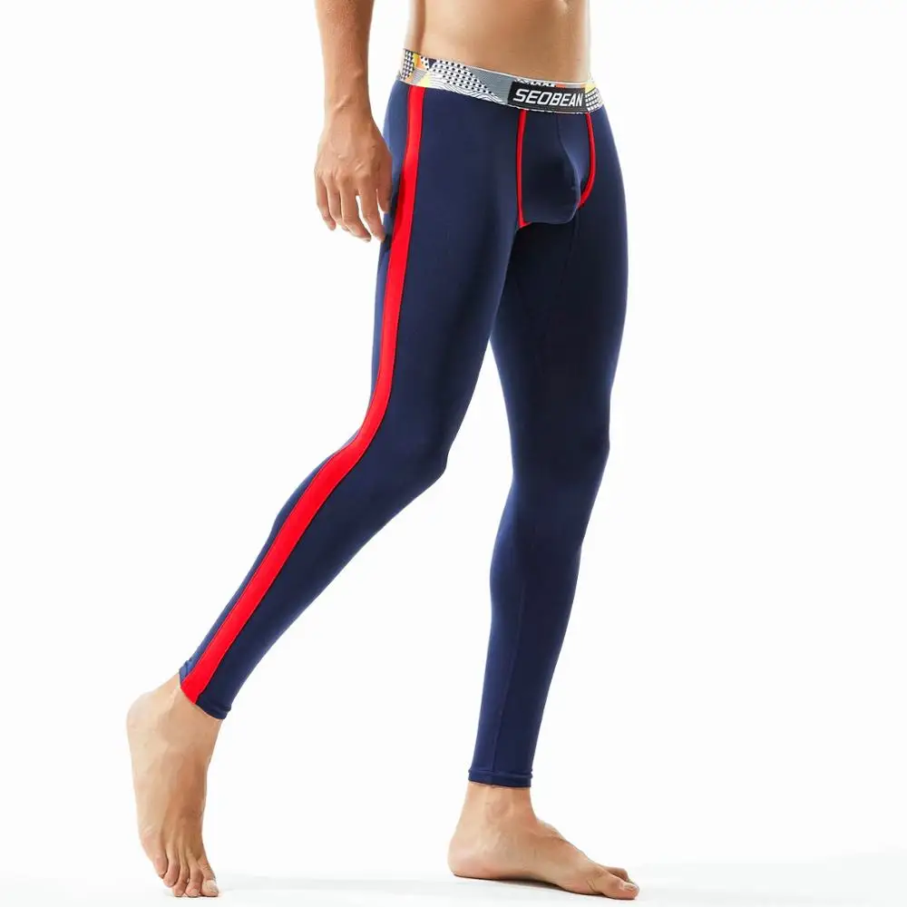 Мужские длинные кальсоны термобелье для мужчин однотонные штаны бега| |