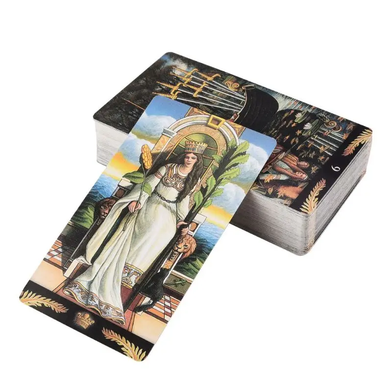 

Full English Pre-Raphaelite Tarot 78 Cards Deck Family Party Board Game Toy Card N0HA