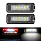 12V 3W светодиодный номерной знак Светильник лампы canbus Нет ошибок для vw Passat B6 CC Eos Гольф для девочек 4, 5, 6, 7, MK7 поло превосходное Seat Leon Altea.