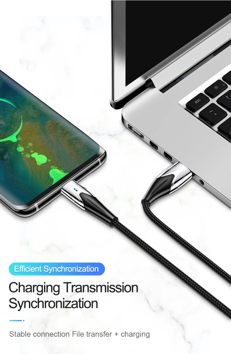 Joyroom 5A usb type-C кабель для быстрой зарядки типа C Быстрая зарядка usb кабель для светодиодного зарядного устройства для Xiaomi samsung зарядный кабель для передачи данных