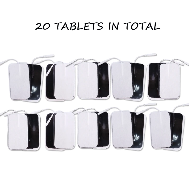 20 шт. Сменные десятки электродных подушечек для иглоукалывания цифровой