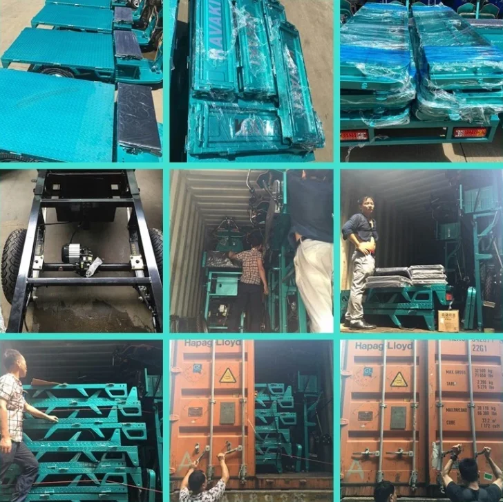 3 колеса взрослый Электрический грузовой трицикл тук Автомобильный велосипед