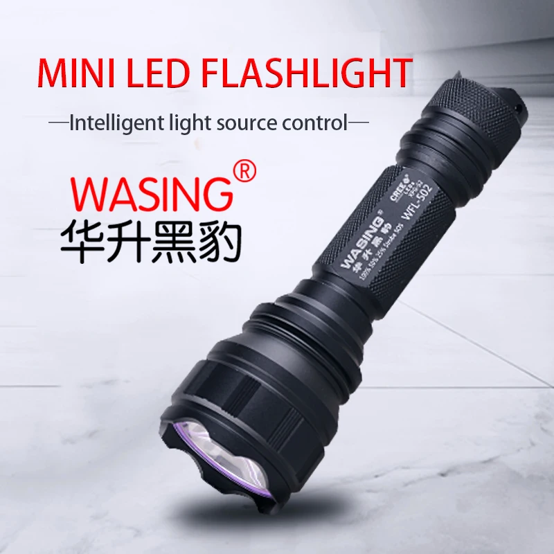 

Wasing 6W strong white light long range rainwater proof shock proof LED flashlight
