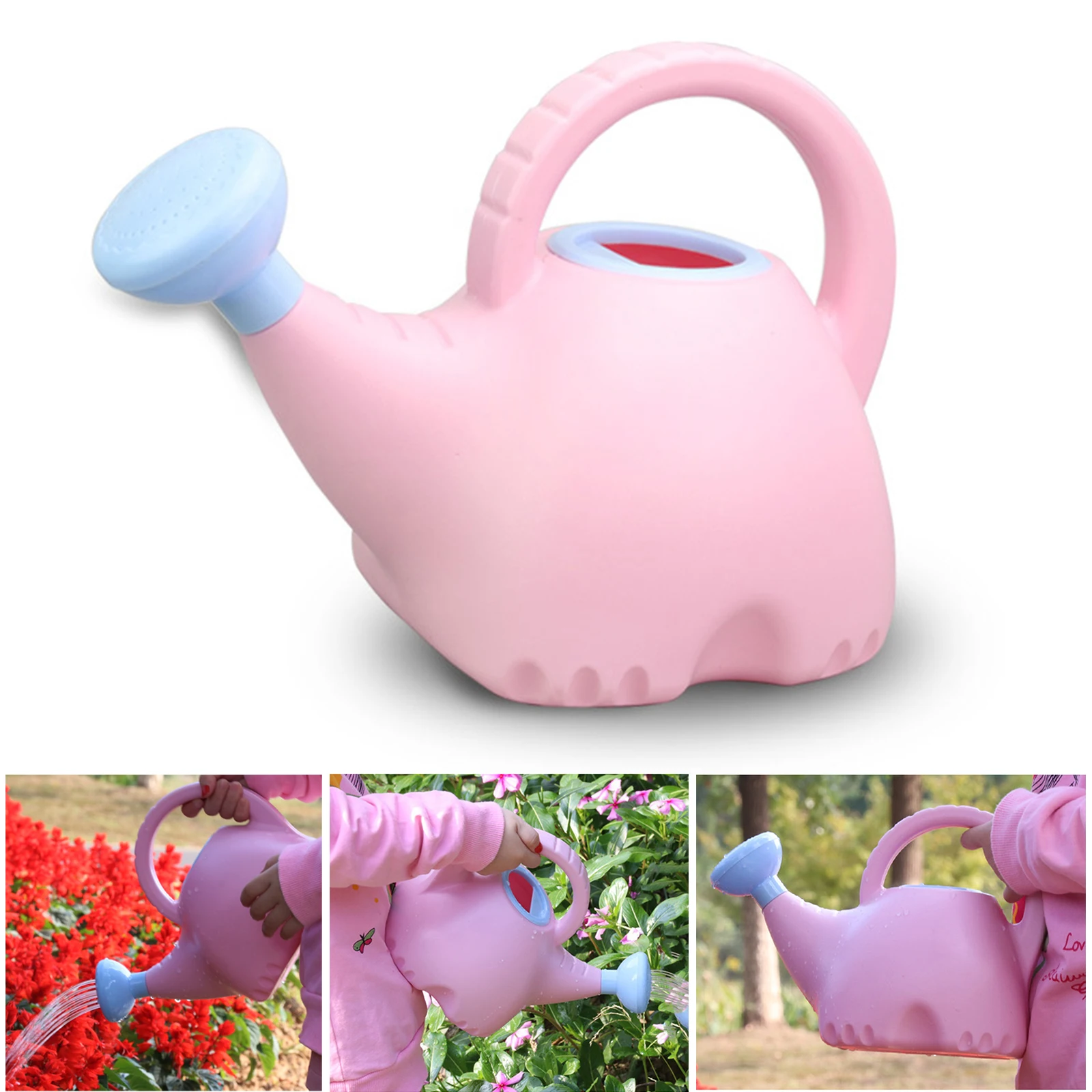 

1.5L милые пластмассовая лейка спрей бутылка слон Форма в помещении и на открытом воздухе, высокое качество, прочный в горшке инструмент опры...