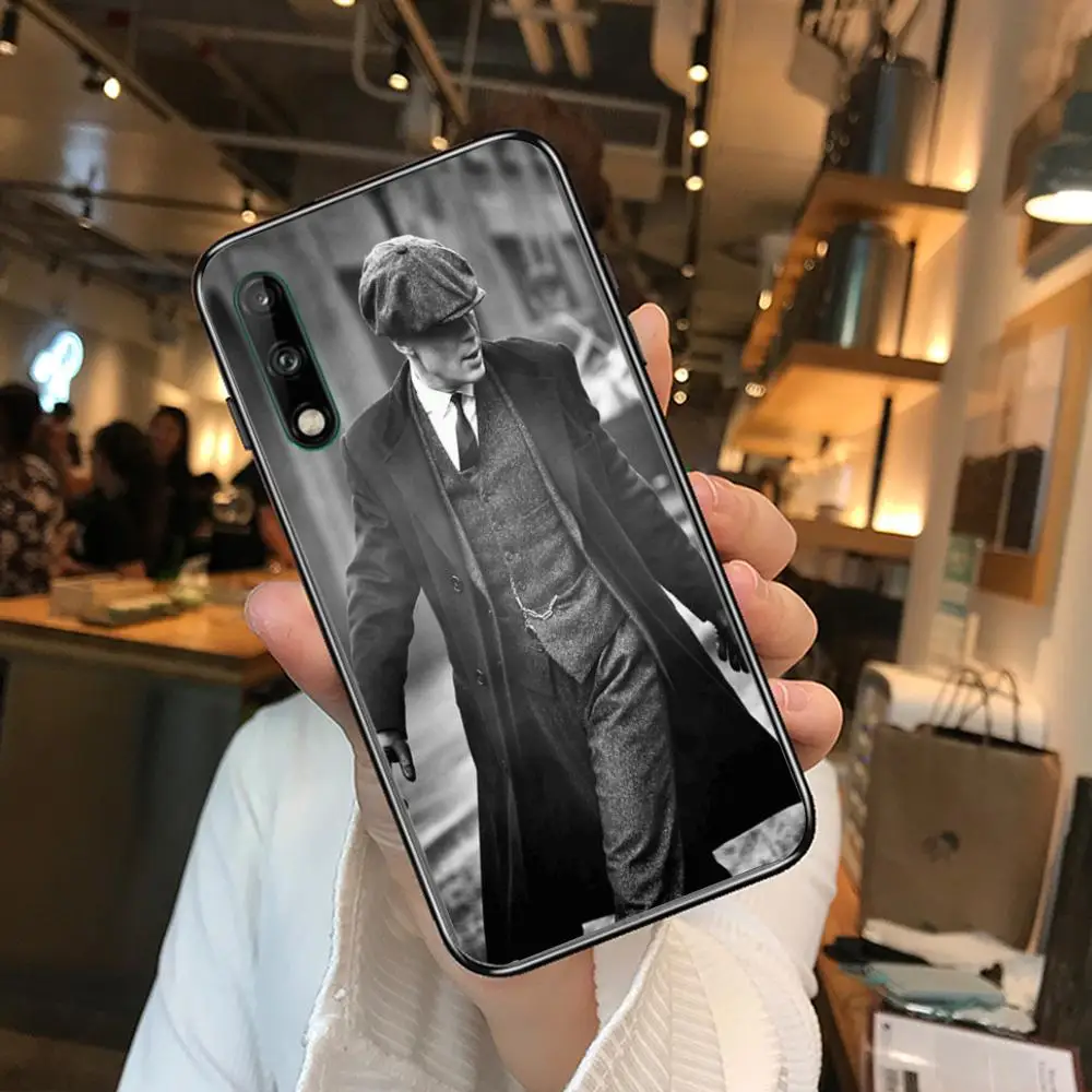 

Shelby Gangster Clear Phone Case For Huawei Y 5 6 7 8 9 A P S Pro 2020 2019 Black Etui Coque Hoesjes Comic Fashion