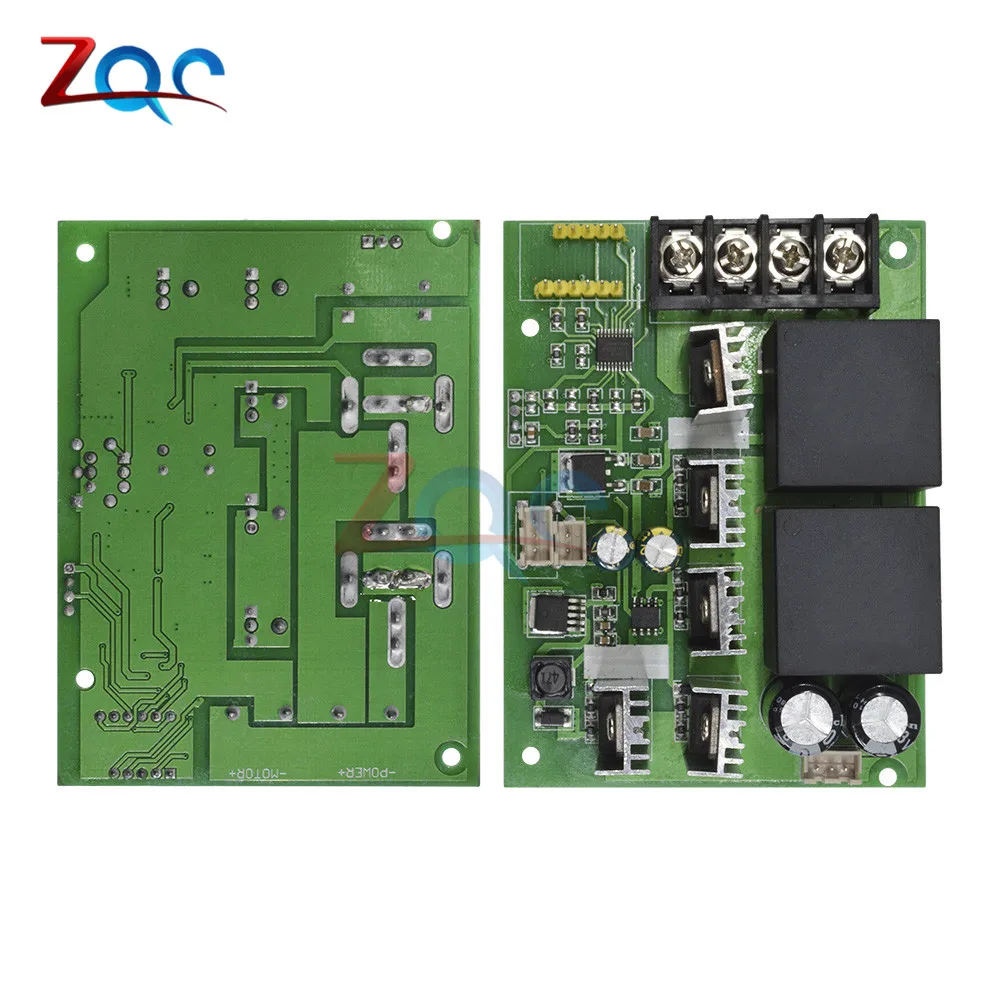 ШИМ контроллер скорости двигателя постоянного тока 10 -55 в цифровой светодиодный