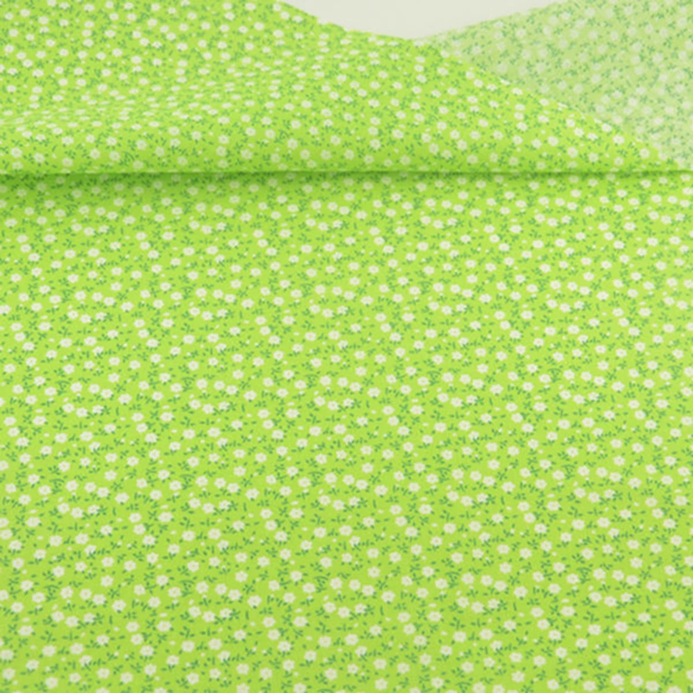 New Sewing Tecido 100% Cotton Fabric Home Textile Patchwork Scrapbooking Decoration Dolls Small Flowers and Leaves Design Cloth|cloth cross body