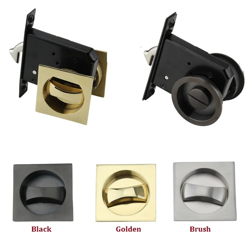 Лучшая безключевая кровать дверной замок для ванной Женский утопленный