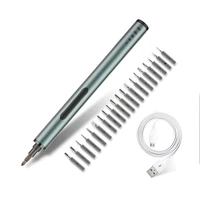cordless electric screwdriver set 20 pcs s2 bit rechargeable screw driver kit for phone laptop pc household repair