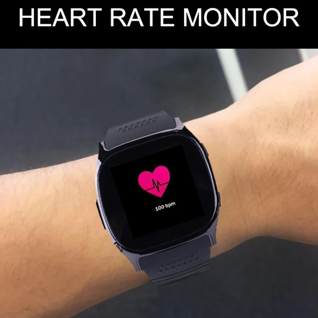 

New T8 Bluetooth Smart Wristwatch 1.58" TFT LCD Touch Screen Fitness Tracker Sport Watch Remote Camera Control