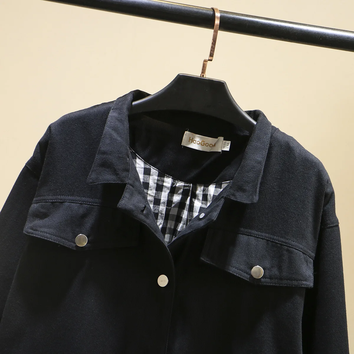 2020 весеннее джинсовое пальто женское с длинным рукавом Простая Повседневная