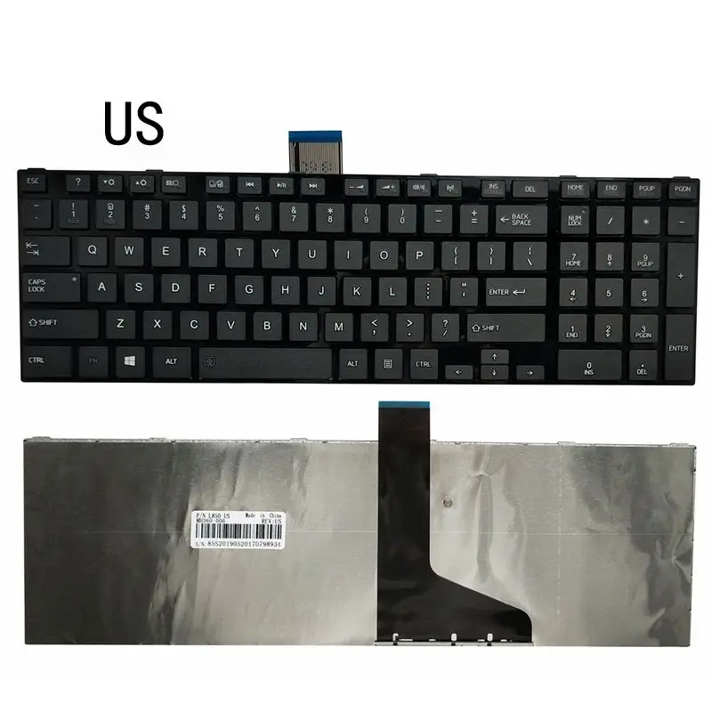 Новая клавиатура для ноутбука Toshiba Satellite C850 C855D C850D C855 C870 C870D C875 C875D L870 L870D L875 L875D L850