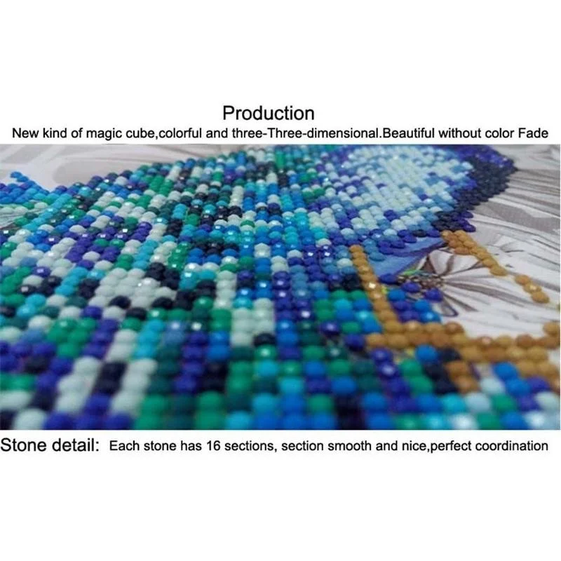 DIY 5D Diamond Painting Drill Cross Stitch Kit Mosaic Round Rhinestone Embroidery Handmade Home Decor Accessories | Дом и сад