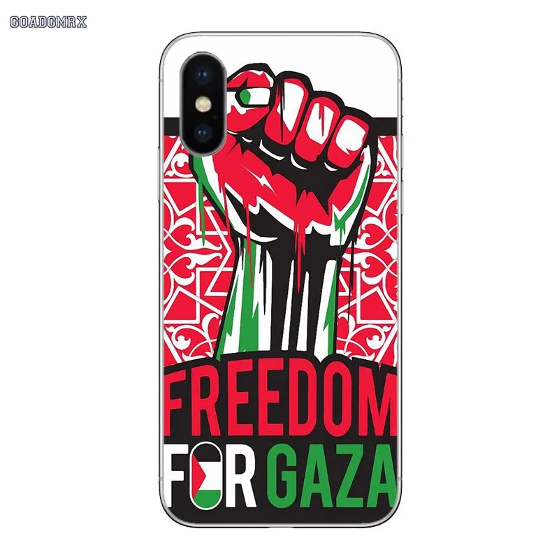 image 8 Мягкий чехол из ТПУ с принтом "для samsung Galaxy S2 S3 S4 S5 мини S6 S7 край S8 S9 S10 Lite J4 J6 плюс в европейском стиле палестинский флаг хорошо продаются - Цвет: image 8