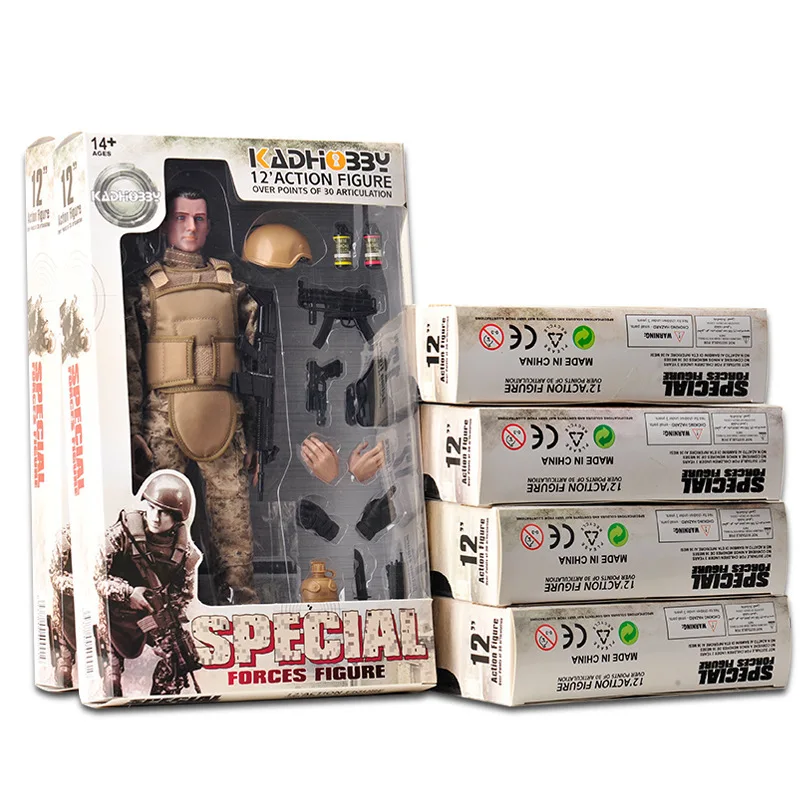 PATTIZ 1/6 спецназ фигурка солдата(12/шт) модель игрушки военный армейский боевой игровой день рождения