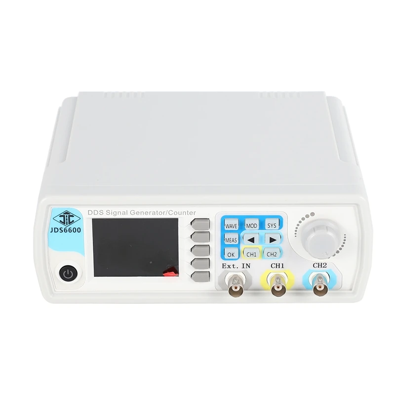 

Eu Plug Jds6600-60M 60Mhz Signal Generator Digital Control Dual-Channel Dds Function Signal Generator Frequency Meter Arbitrary