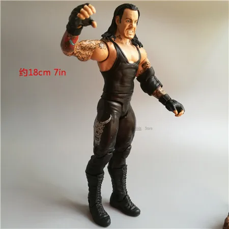 The Undertaker WWEE Американский wresle mania модели Фигурки Оригинальные заводские игрушки Халк Хоган без запаха большой E Римский царит гробовщик - Цвет: The Undertaker