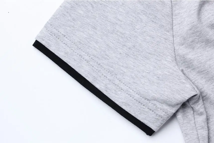 

ZNG 2019 New Men Clothing Male Fashion Casual Men Polo Shirts Solid Casual Polo Tee Shirt Tops High Quality Slim Fit