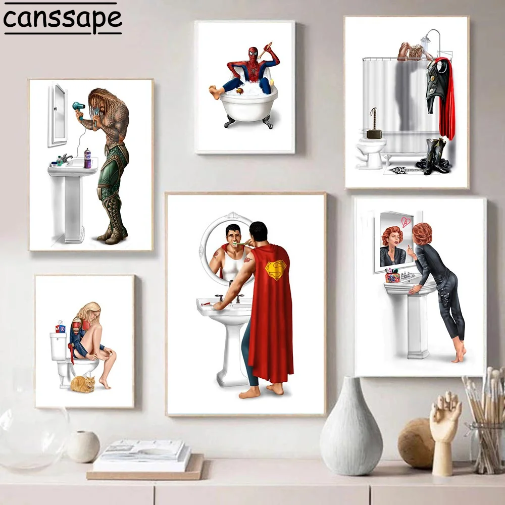 Настенная Картина на холсте с изображением героев американского фильма | Дом и