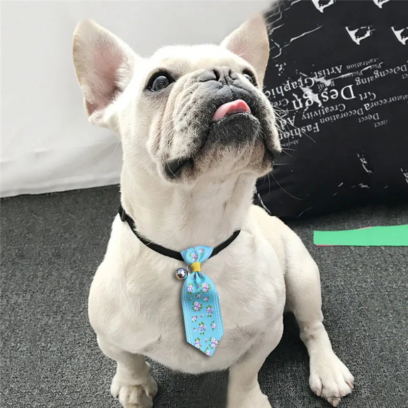 Регулируемый ошейник для собак и кошек декоративный с принтом животных цветов