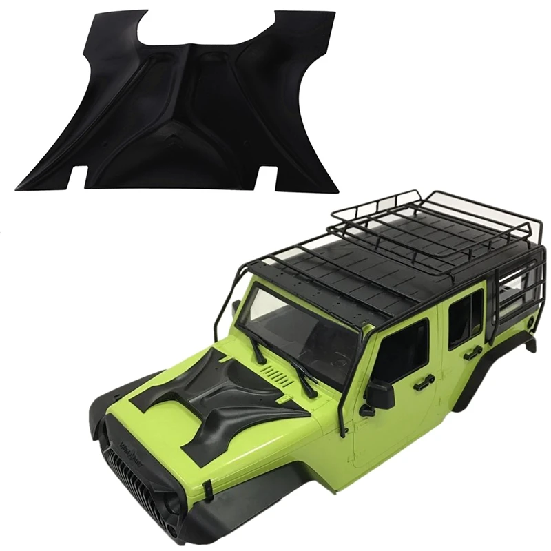 Крышка капота двигателя для 1:10 Traxxas Hsp Redcat Axial Scx10 D90 Rc Рок Гусеничный Jeep Wrangler