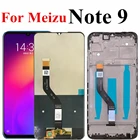 ЖК-дисплей для Meizu Note 9, M923Q, сенсорный экран, дигитайзер, стекло, полная сборка с рамкой для Meizu Note9, ЖК-дисплей