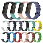 Сменный ремешок для Fitbit Charge 3 4 SE, мягкие силиконовые водонепроницаемые спортивные часы-браслет, аксессуары для браслетов