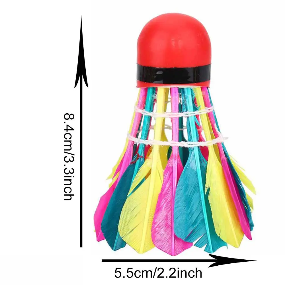 

11Pcs Colorful Professional Sport Training Feather Shuttlecocks Badminton Balls
