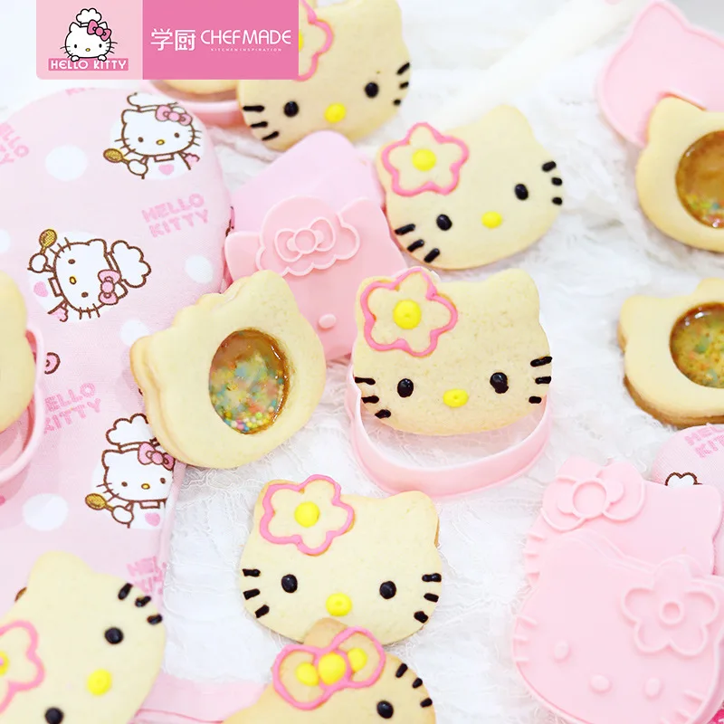 Симпатичная мультяшная трехмерная форма Hello Kitty для выпечки тортов печенья набор
