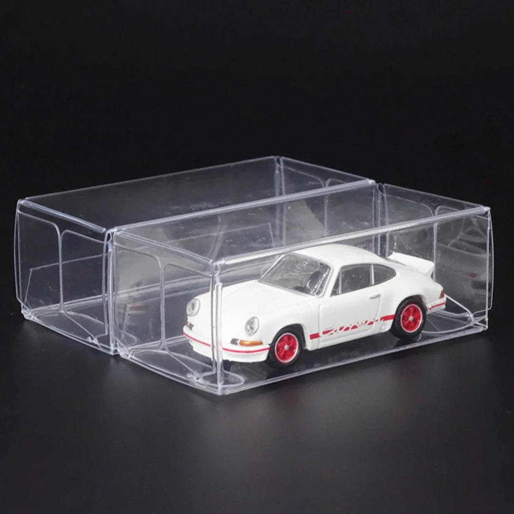 

10 Pcs 41x43x82mm PVC Clear Toy Car Model 1/64 Dust Proof Display Protection Box