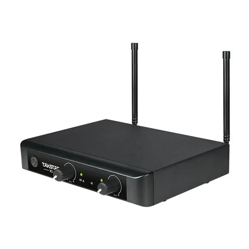 Беспроводной микрофон Takstar X3PP UHF 32 выбранных канала диапазон работы 50 м для