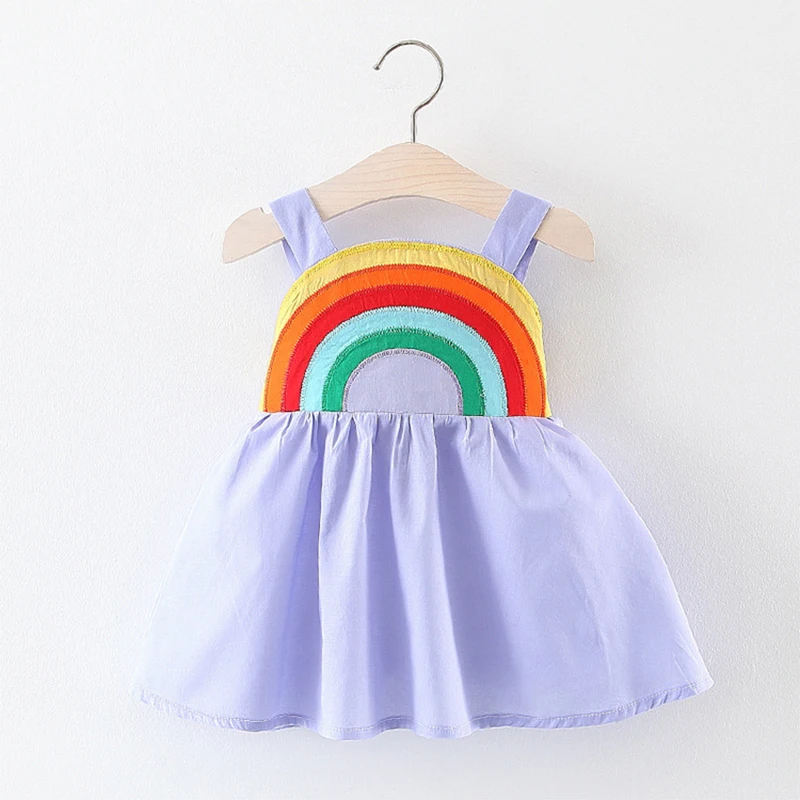 Платья для малышей Новинка 2021 года одежда маленьких девочек летнее платье