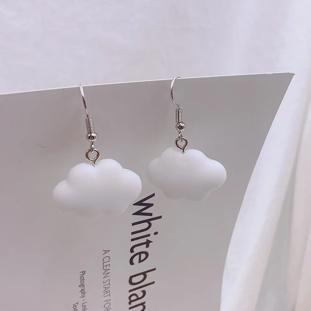 

Fashion lovely and sweet summer cloud drop earrings punk jewelry cool woman girl friendship gift college wind earrings dangle