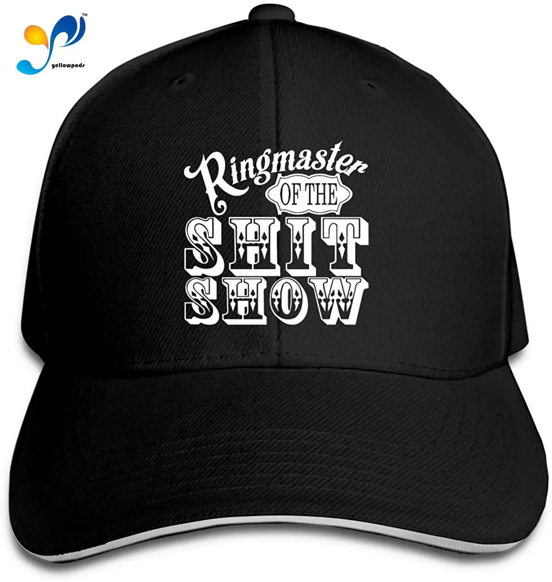 

Ringmaster Of The Shitshow Men Cotton Classic Baseball Cap Adjustable Size