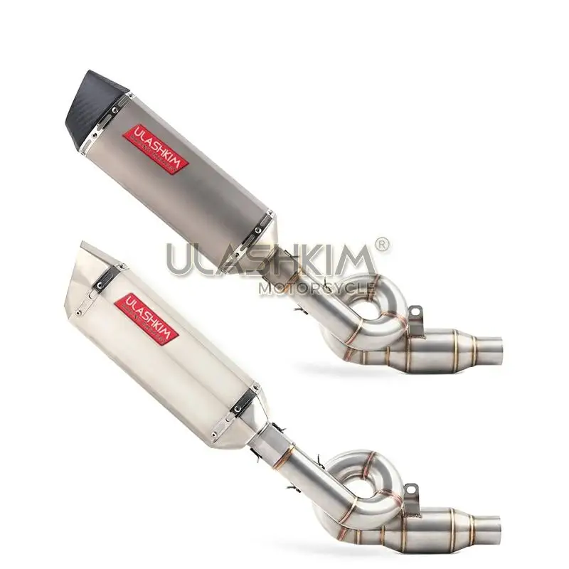 Мотоцикл Полная система глушитель Escape средняя ссылка контактная труба без