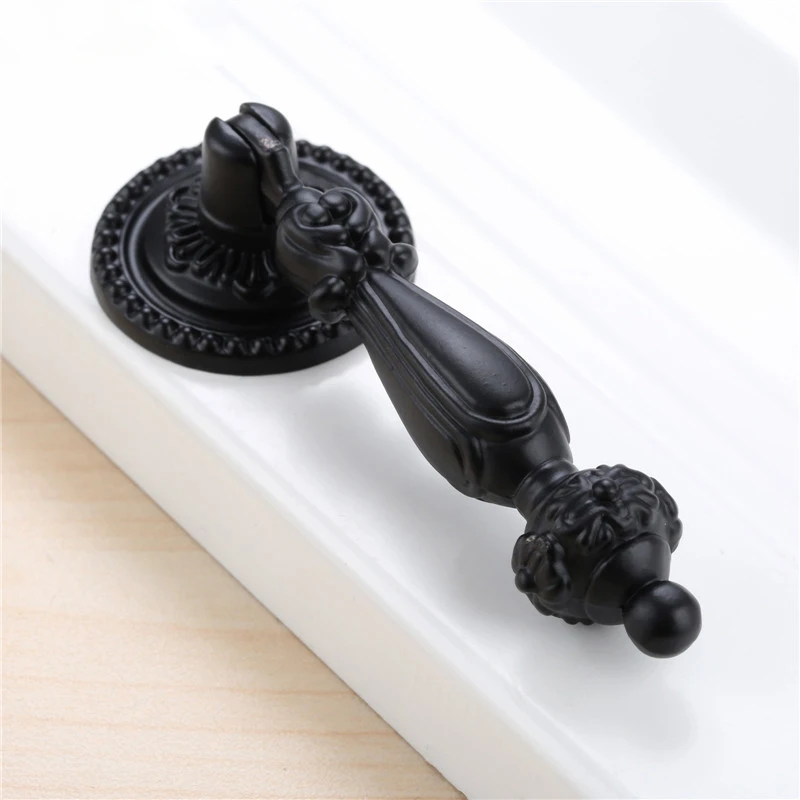 Антикварные ручки шкафа из цинкового сплава дверные домашняя кухонная ручка для