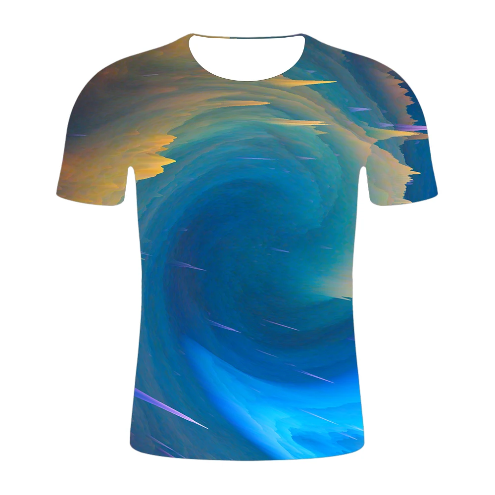 Мужская свободная уличная футболка мужские топы с принтом молнии новинка 2019