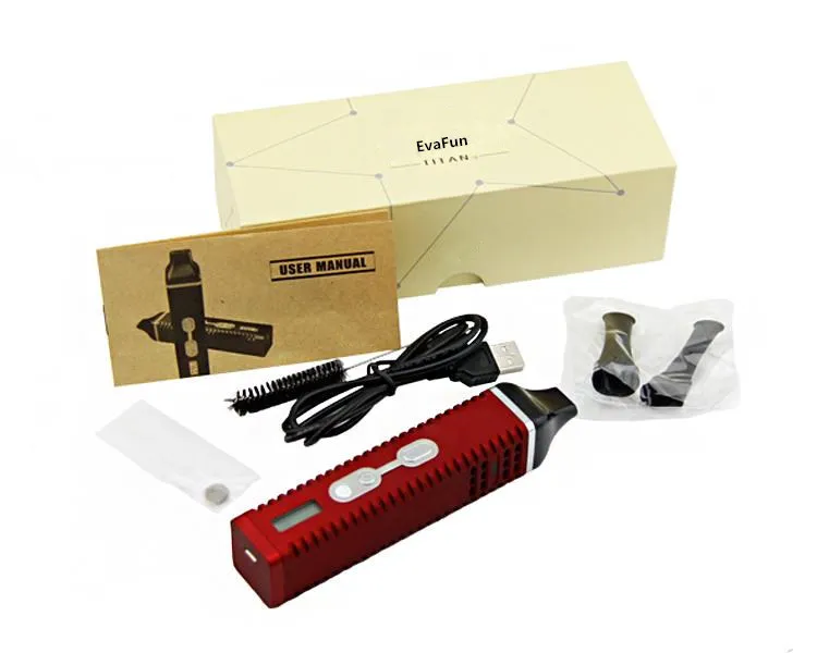 Herbal Titan 2 Dry Herb Vaporizer Kit E Cigarettes 2200mAh Battery TC Mode Wax Device vs Pathfinder II Vape Pen | Электроника