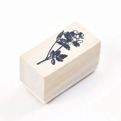 cruciate flower 1 шт. The story in the Wood log резиновая печать милые животные Штампы деревянные прозрачные штампы для скрапбукинга Фотоальбом украшения DIY - Цвет: cruciate flower
