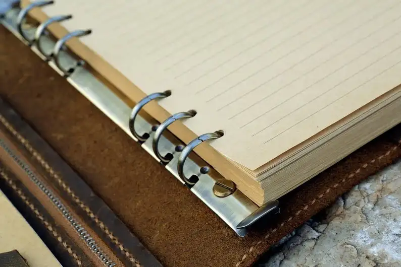 Винтаж A5 Размеры кожаный Органайзер с распорядком дня/многоразового подлинной
