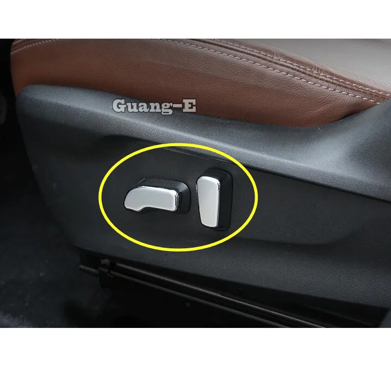 Крышка-наклейка для Subaru Forester 2018 2019 2020 2021 Хромированная ручка регулировки сиденья