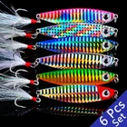 6 шт.лот, новая литая металлическая приманка, Спиннер, ложка, приманка, крючки, для форели, жесткие приманки, снасти, набор для ловли рыбы