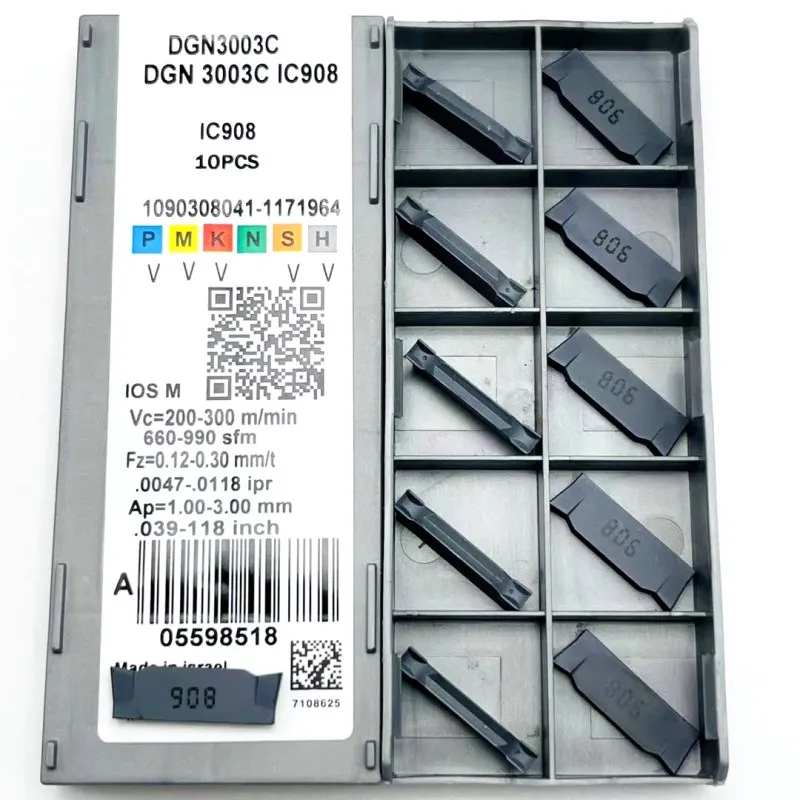 Токарный резец DGN2002C 2002J DGN3003C 3003J IC908 канавочный инструмент из карбида ЧПУ для