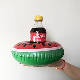 Watermelon 11 стилей мини надувная форма плавательный бассейн напиток держатель для бутылочек плавательная игрушка подставки для вода напитки Бутылка пива - Цвет: Watermelon