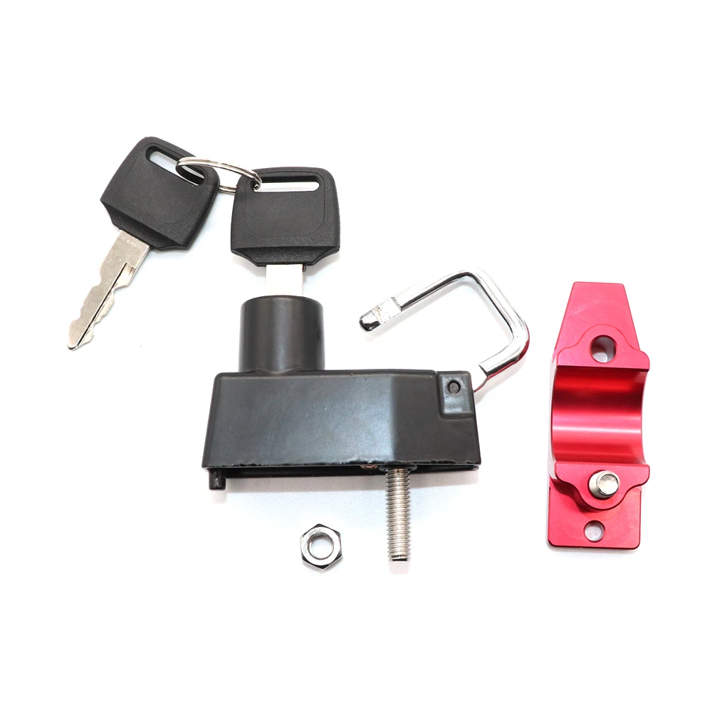 

Universal Motorcycle Bikes Off-Road Vehicles Electric Vehicles Helmet Lock Safety Lock 22mm Handlebar Safety Lock Padlock