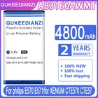 Сменный аккумулятор GUKEEDIANZI AB3160AWMT для Philips E570 E571XENIUM CTE570 CTE57, 4800 мА  ч, литий-ионный, полимерный