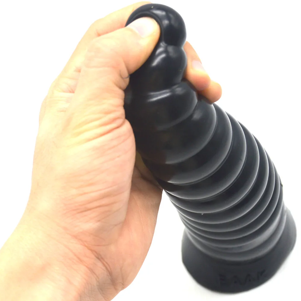 NNSX спиральная оболочка Анальная затычка Для женщин мужчин силиконовый дилдо