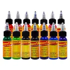 7 цветов, 30 мл, краска для тела, чернила для татуировки, Перманентный макияж, красящая краска, пигмент для бровей, подводка для глаз, тату, краска для тела, Вечные чернила для татуировки