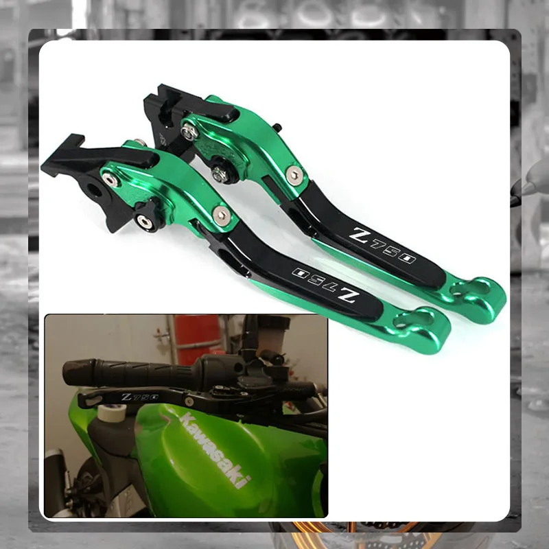 

Для KAWASAKI Z750R 2011 2012 Z 750R аксессуары для мотоциклов CNC Складные Выдвижные регулируемые рычаги тормоза сцепления