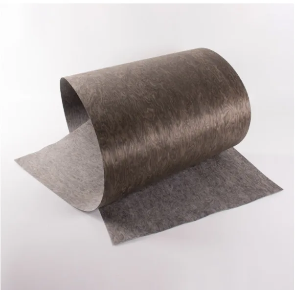 

L:2.5Meters/pcs Width:60cm Thickness:0.25mm Brown Cat's Eye Technology Splicing Veneer